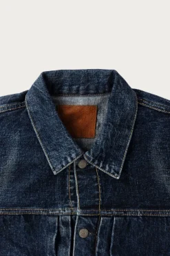 Coats, Jackets, And Vests<Fullcount 2050-2102 - "Fear of The Dark" Type 2 Denim Jacket - Indigo Blue