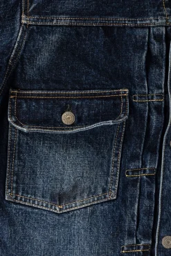 Coats, Jackets, And Vests<Fullcount 2050-2102 - "Fear of The Dark" Type 2 Denim Jacket - Indigo Blue