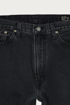 Denim<orSlow 101 Dad's Fit Denim - Black Denim Stone