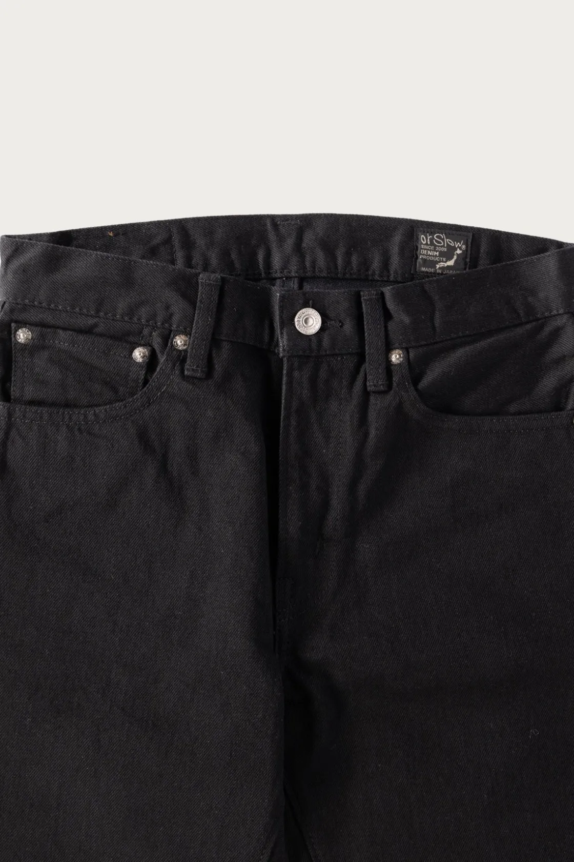 Denim<orSlow 107 Ivy Denim - Black