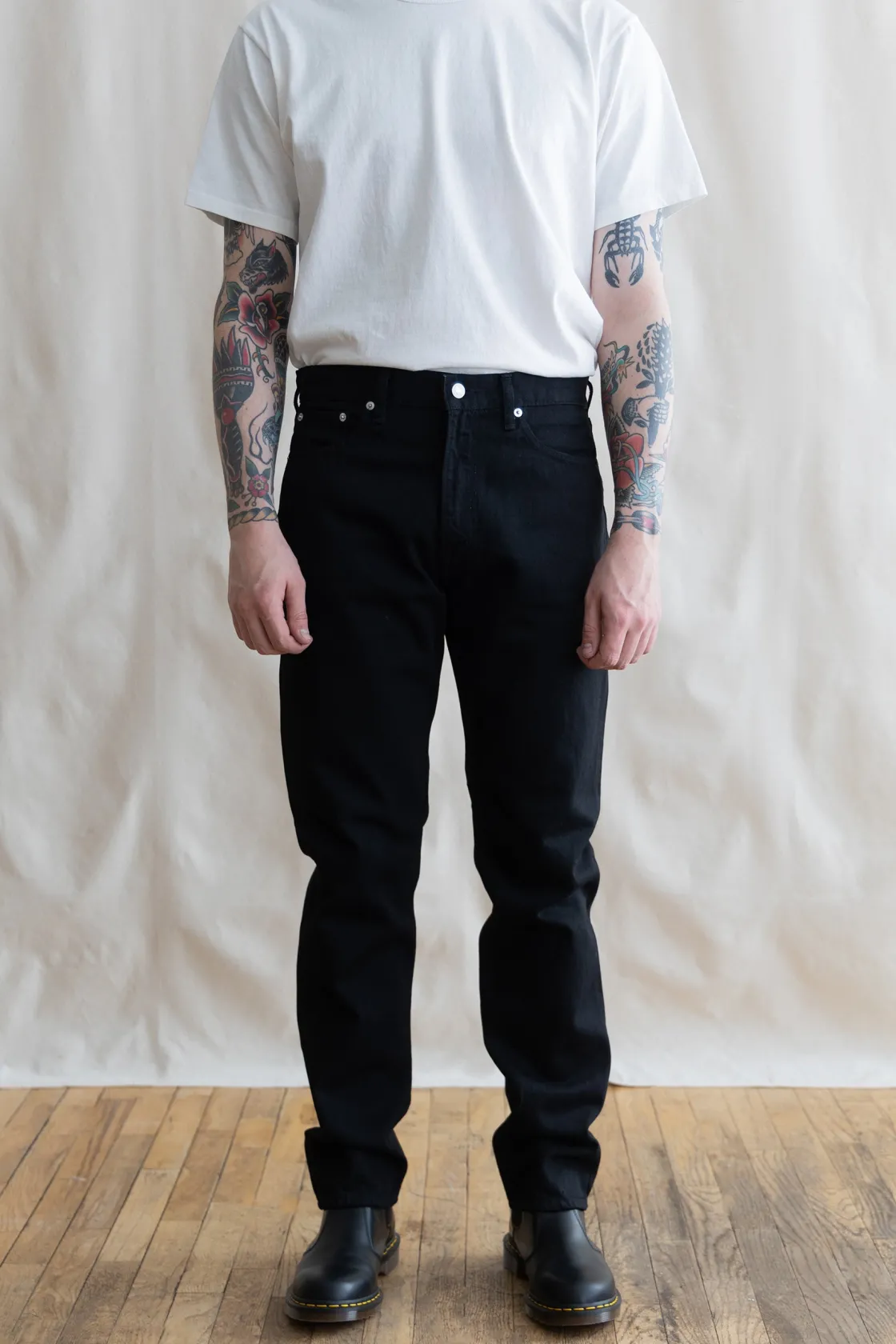 Denim<orSlow 107 Ivy Denim - Black
