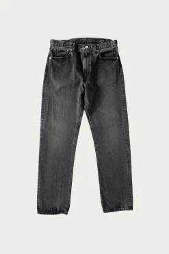 Denim<orSlow 107 Ivy Denim - Black Denim Stone