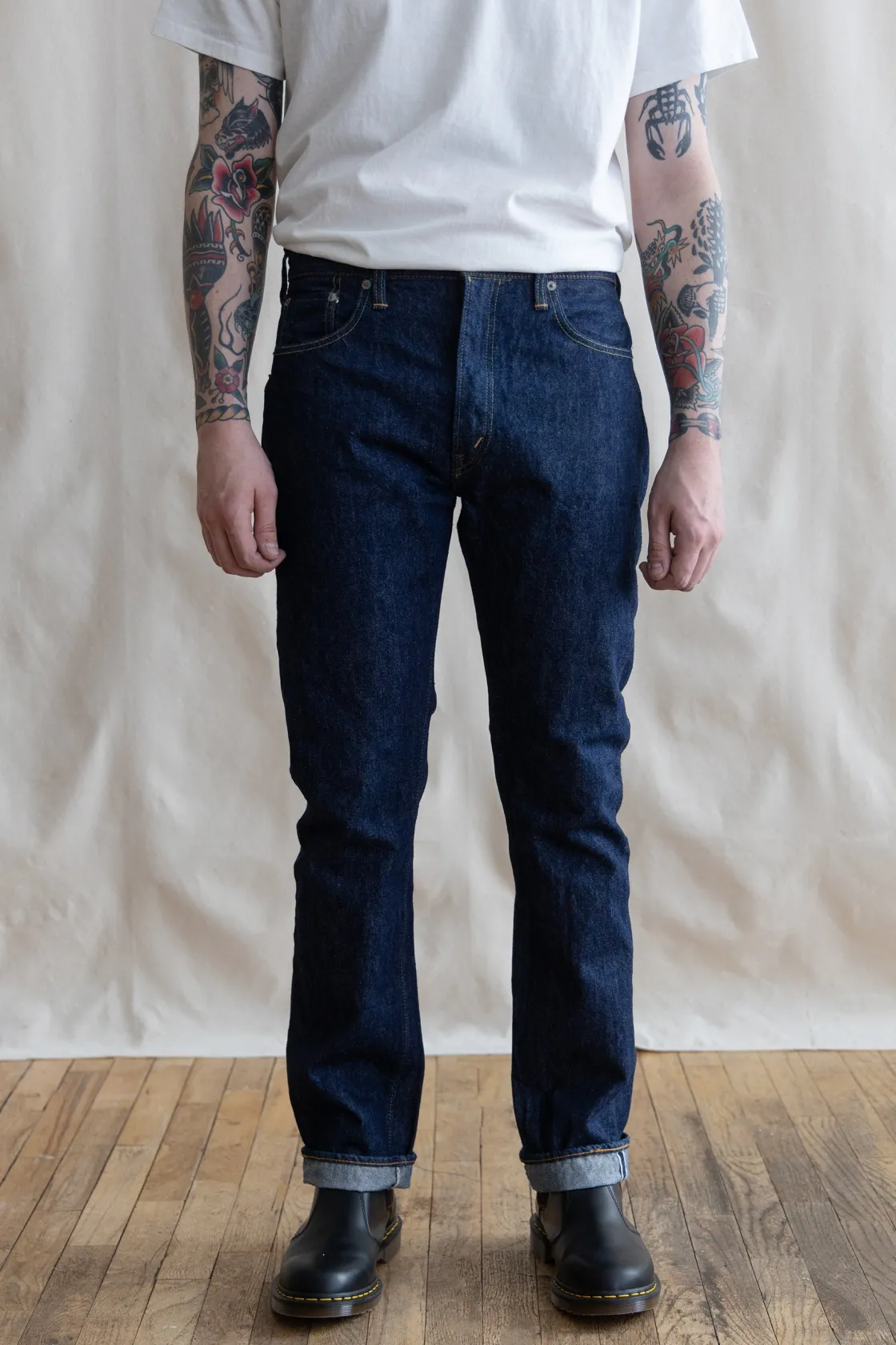 Denim<orSlow 107 Ivy Denim - One Wash