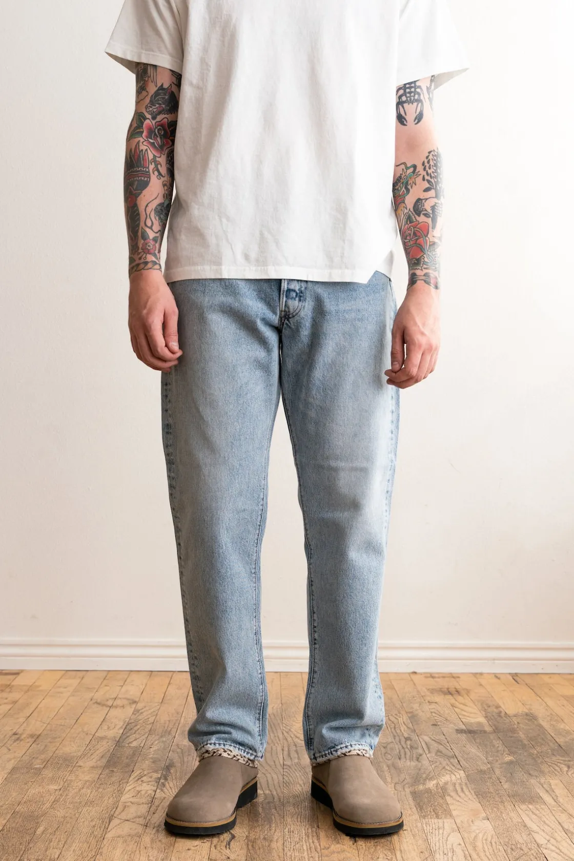 Denim<orSlow 105 Standard Denim - 90's Sky Blue