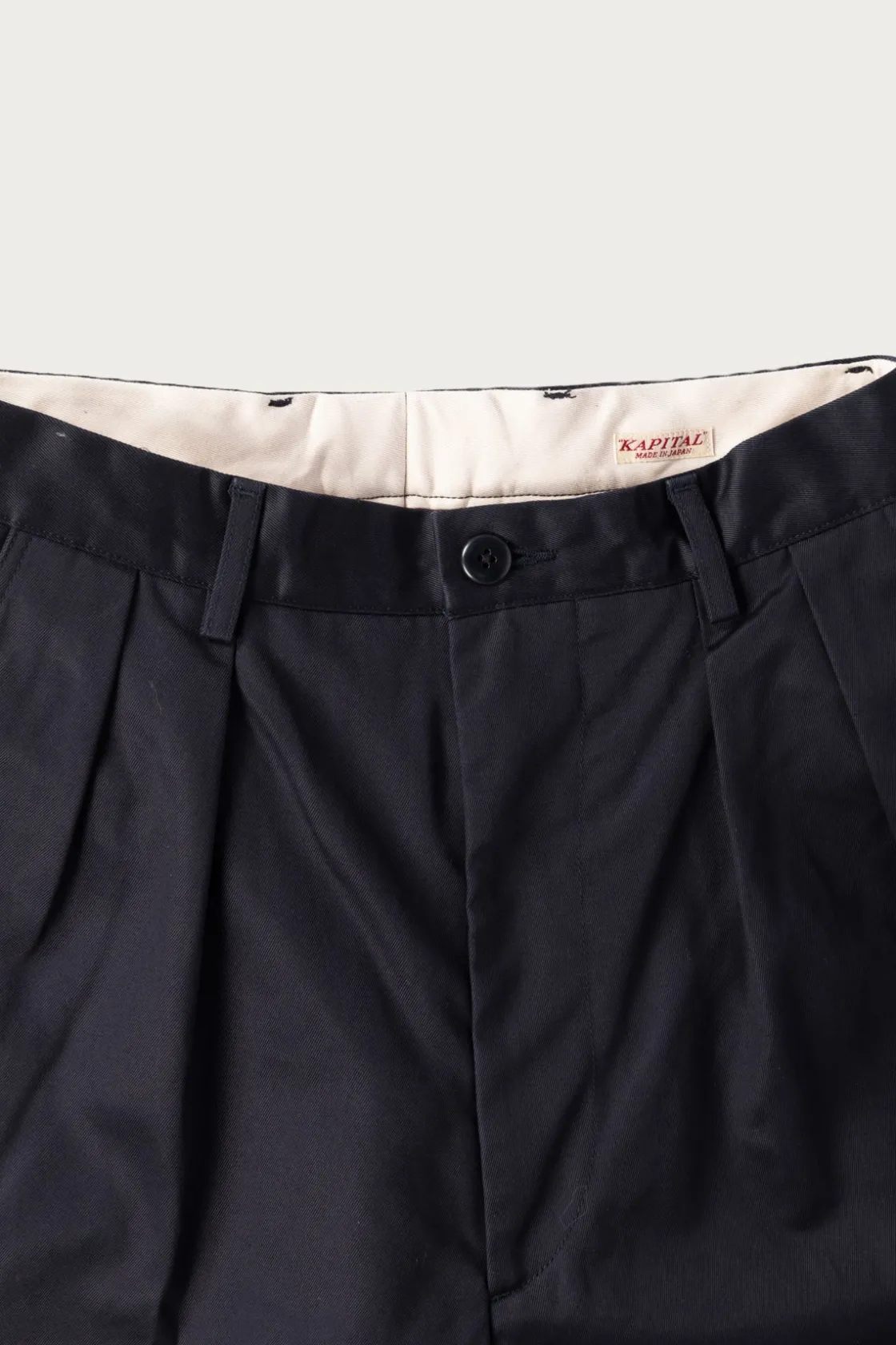 Pants<Kapital 36/2 Westpoint Chino ZOOT Trouser(Mens) - Navy