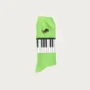 Accessories<Kapital 84 Yarns PIANO Embroidery Socks - Light Green