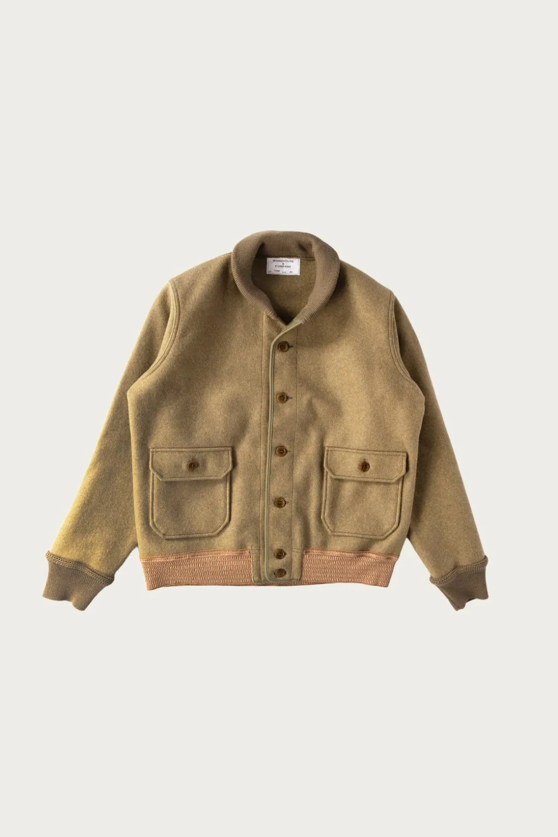 Coats, Jackets, And Vests<Warehouse & Co. A-1 Style Wool Jacket - OD Green