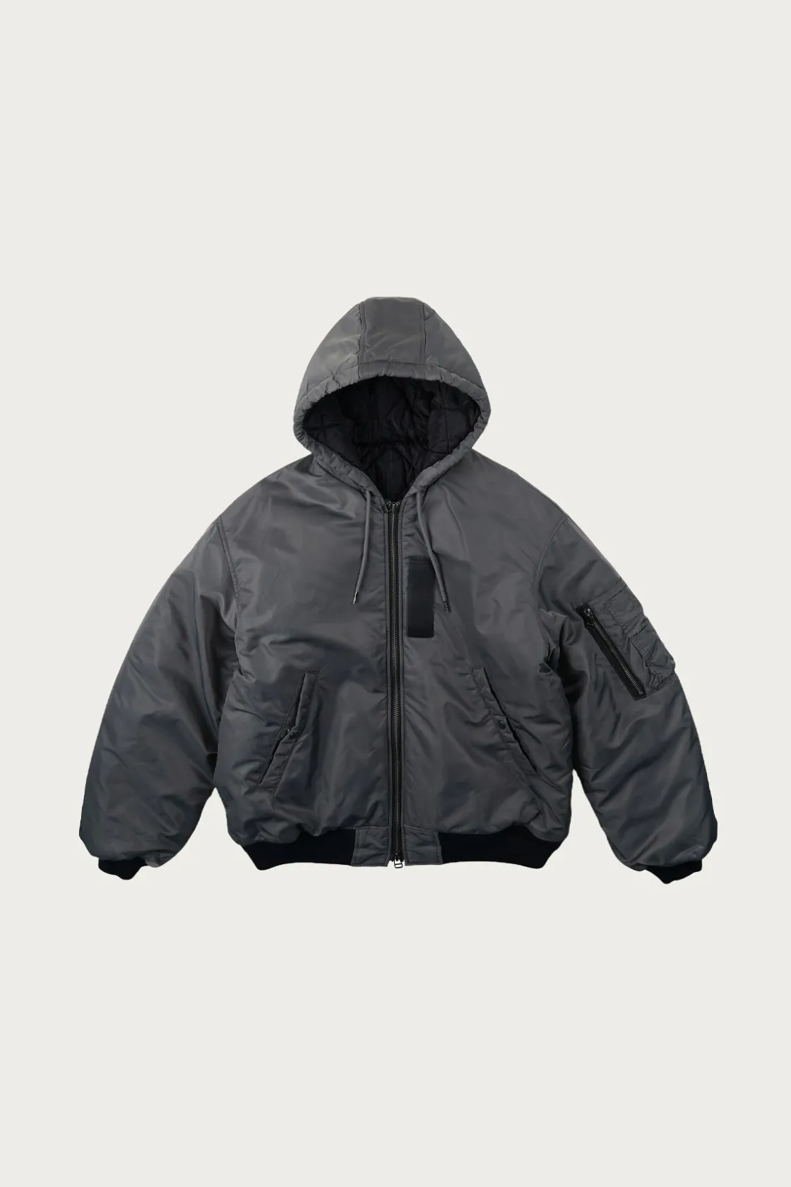 Coats, Jackets, And Vests<FrizmWORKS Active MA-1 Hooded Parka - Gun Metal