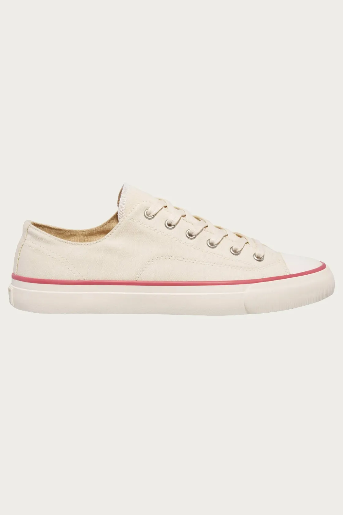Footwear<P.F. Flyers All-American Lo - Antique White/Crimson