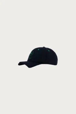 Accessories<Brain Dead Batwing Logohead Flannel Hat - Navy