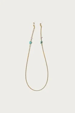 Accessories<Kapital Beads Eyeglass Holder Strap - Gold