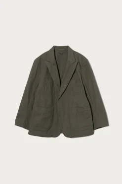 Coats, Jackets, And Vests<Engineered Garments Bedford Jacket - Olive Heavyweight Cotton Ripstop