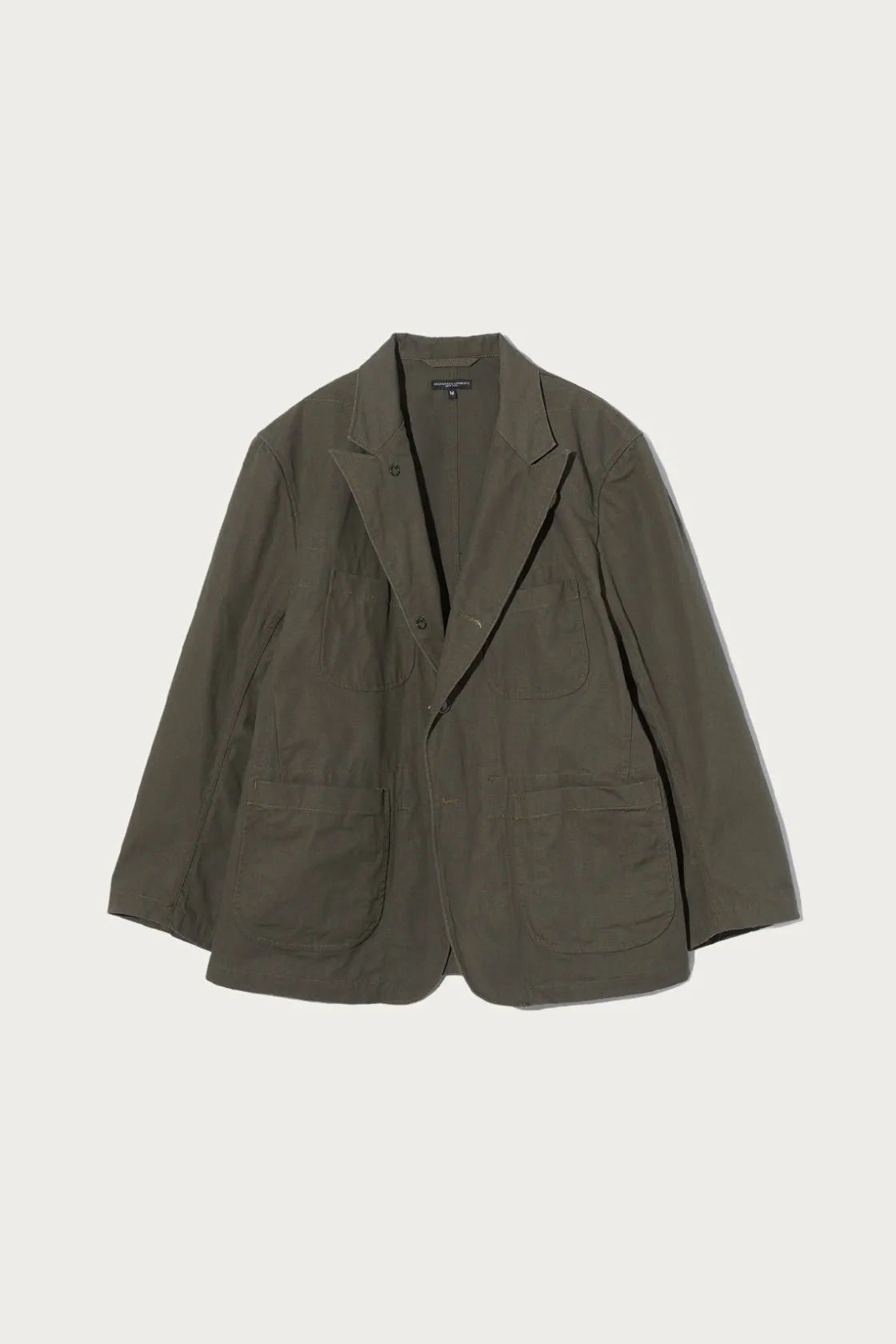 Coats, Jackets, And Vests<Engineered Garments Bedford Jacket - Olive Heavyweight Cotton Ripstop