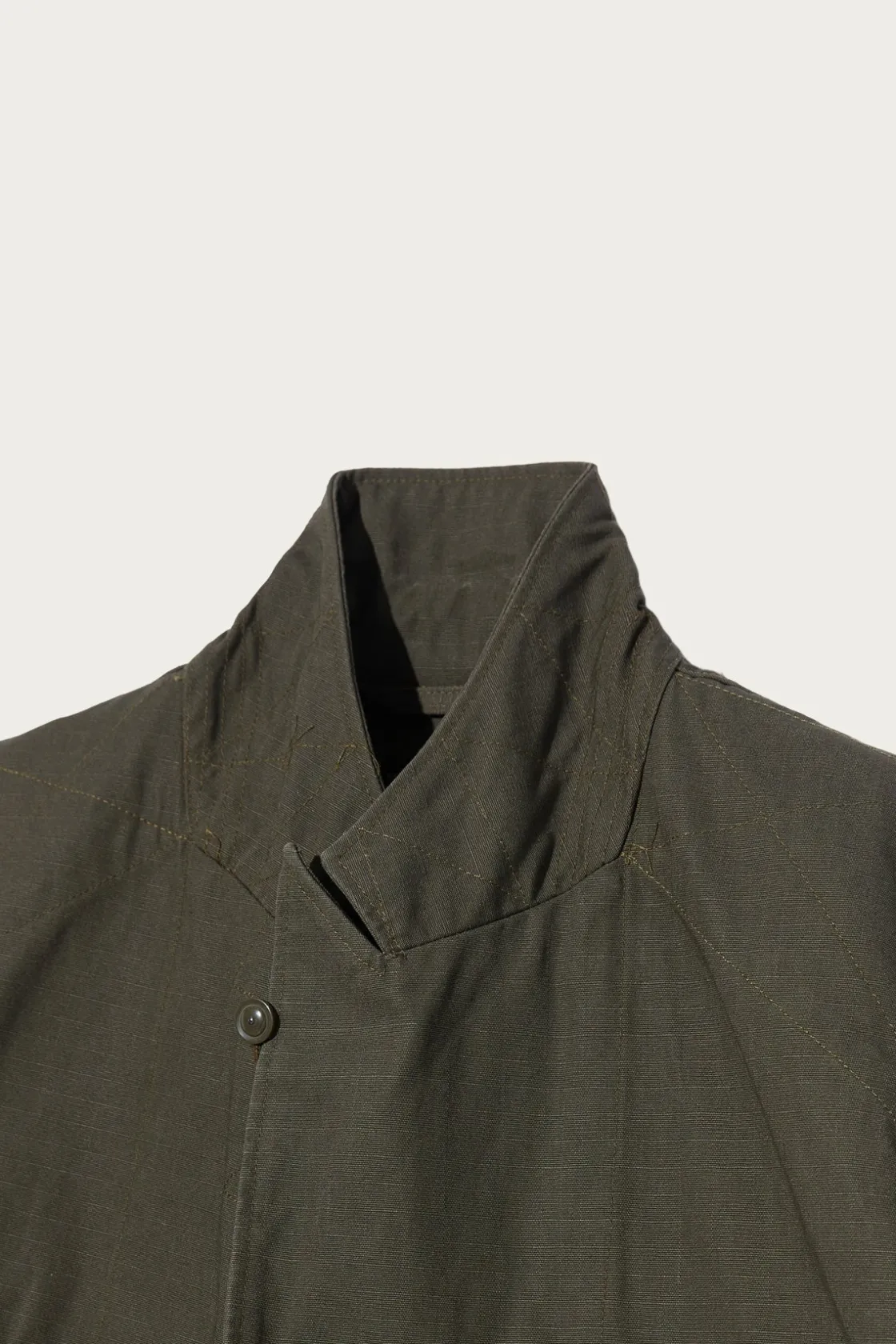 Coats, Jackets, And Vests<Engineered Garments Bedford Jacket - Olive Heavyweight Cotton Ripstop