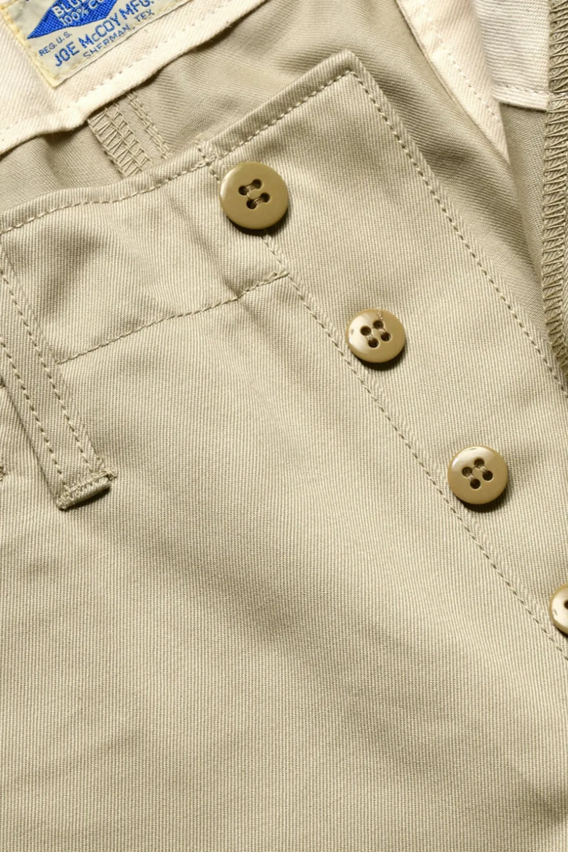 Shorts<The Real McCoys Blue Seal Chino Shorts - Tan