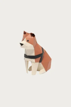 Homegoods<Beams Japan Bog Craft Paper Toy - Akita Dog