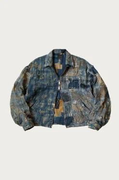 Coats, Jackets, And Vests<Kapital BORO T-Back Drizzler JKT - Indigo