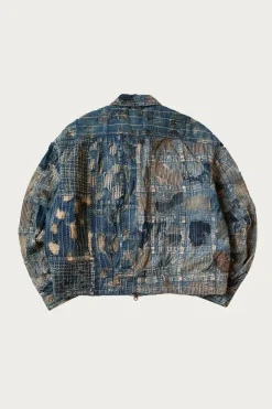 Coats, Jackets, And Vests<Kapital BORO T-Back Drizzler JKT - Indigo