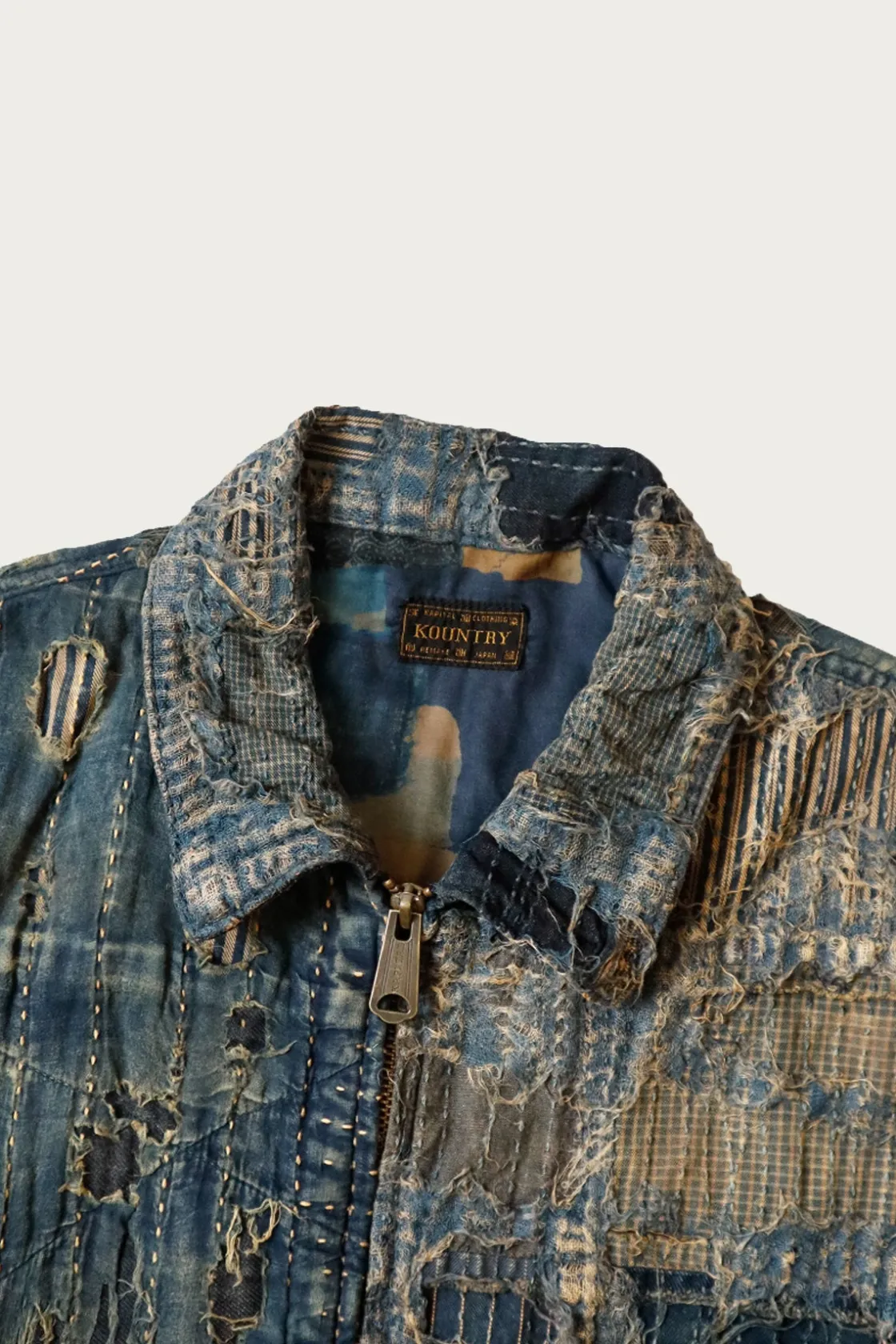 Coats, Jackets, And Vests<Kapital BORO T-Back Drizzler JKT - Indigo