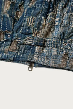Coats, Jackets, And Vests<Kapital BORO T-Back Drizzler JKT - Indigo