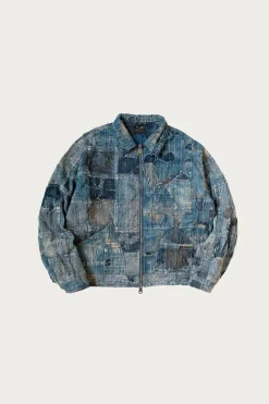 Coats, Jackets, And Vests<Kapital BORO ZIP UP Blouson (VIRGIN MARY) - Indigo
