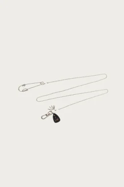 Accessories<Kapital Brass Anchor Snood Chain - Silver