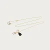 Accessories<Kapital Brass Anchor Snood Chain - Gold