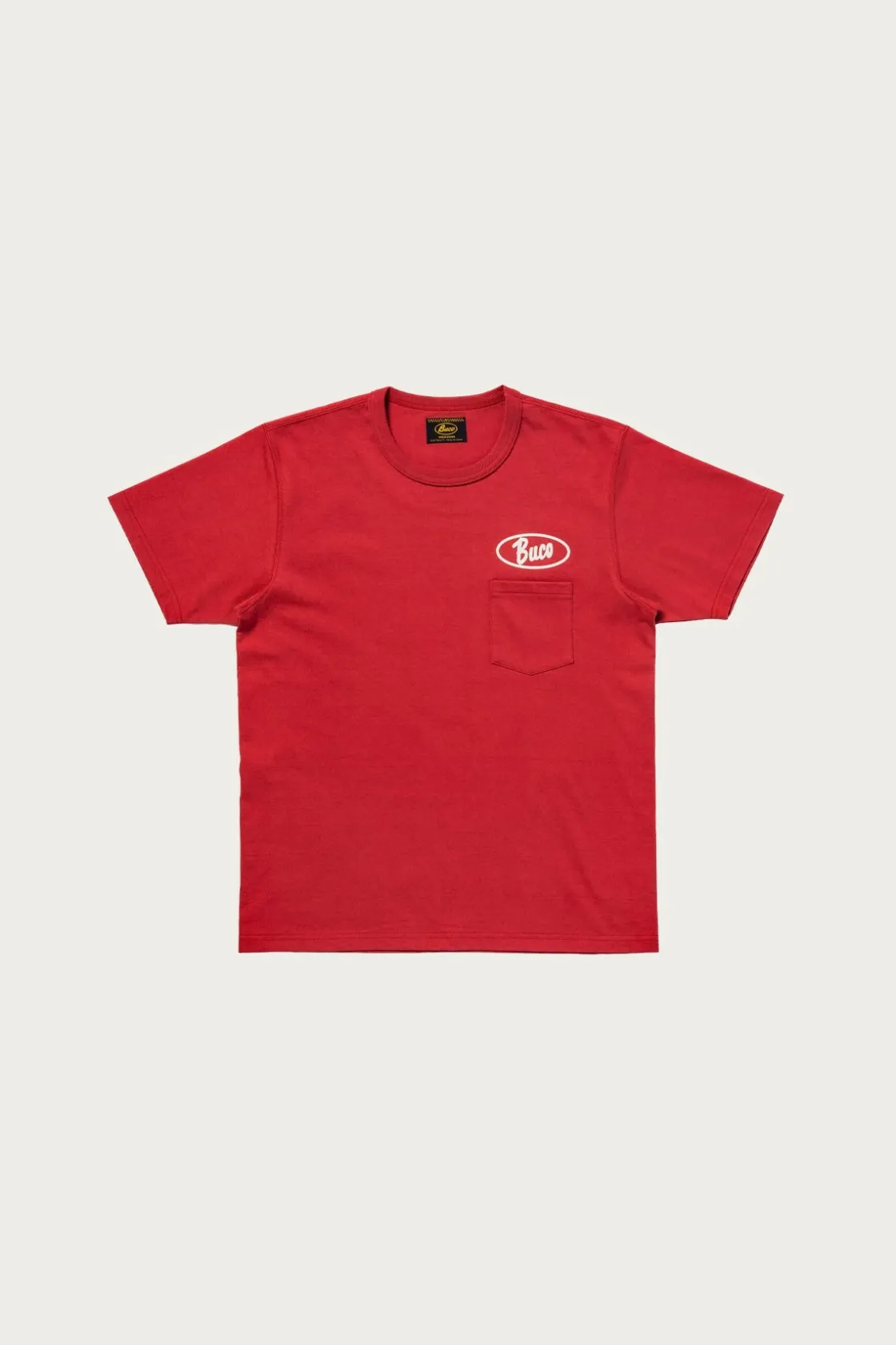 Tees And Sweats<The Real McCoys Buco Tee/Enthusiast - Red