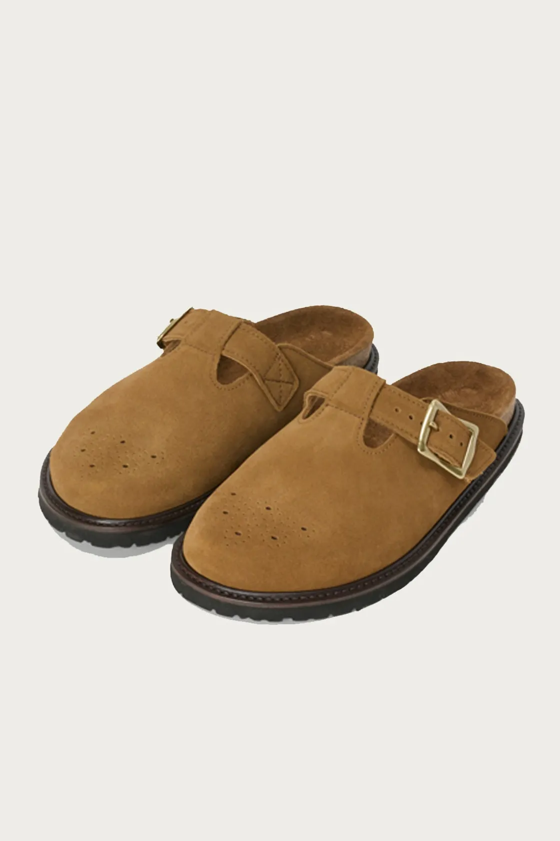 Footwear<Hender Scheme Buggs Seude Clog - Camel