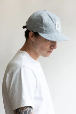 Accessories<Canoe Club Collaborations Canoe Club x Ebbets Field Ball Cap - Heather Grey