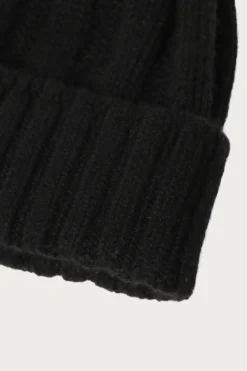 Accessories<Beams Plus Cashmere Rib Watch Cap - Black