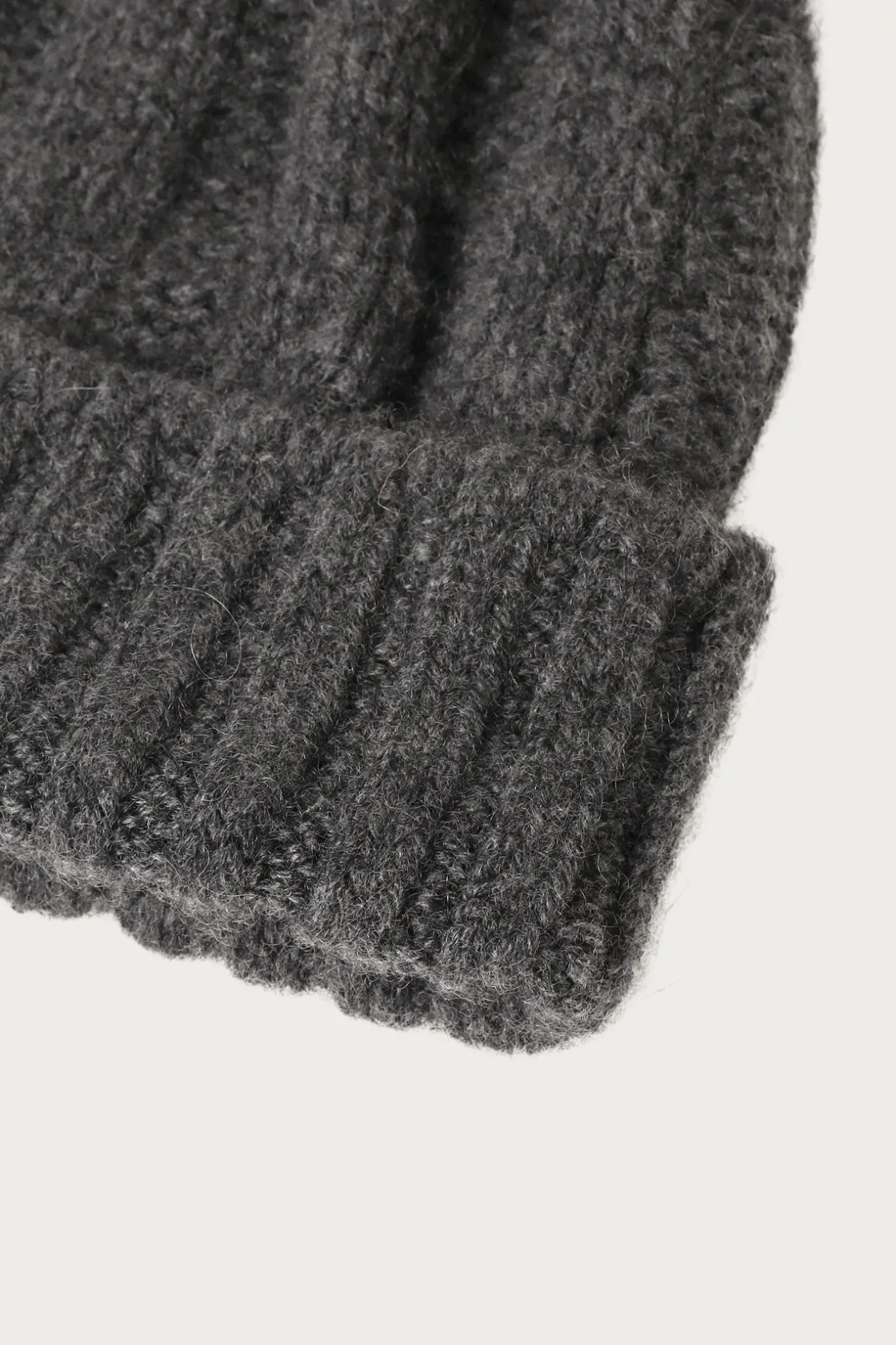 Accessories<Beams Plus Cashmere Rib Watch Cap - Charcoal