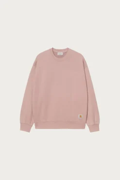 Tees And Sweats<Carhartt Work In Progress Chalk Wash Hudson Sweat - Daphne