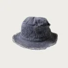 Accessories<Kapital Chino THE OLD MAN AND THE SEA HAT (CRASH REMAKE) - Navy