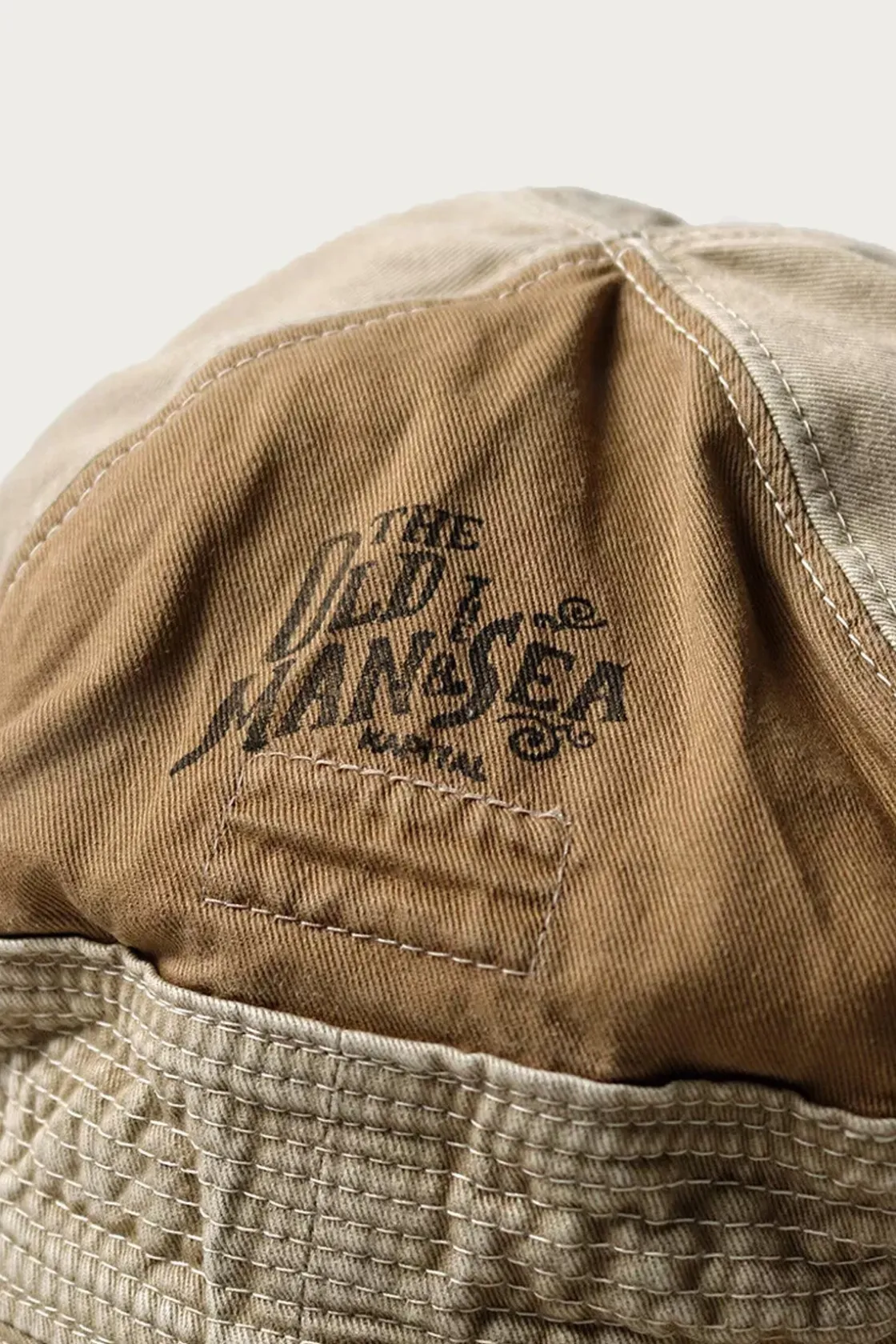 Accessories<Kapital Chino THE OLD MAN AND THE SEA HAT (CRASH REMAKE) - Beige