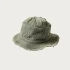 Accessories<Kapital Chino THE OLD MAN AND THE SEA HAT (CRASH REMAKE) - Khaki