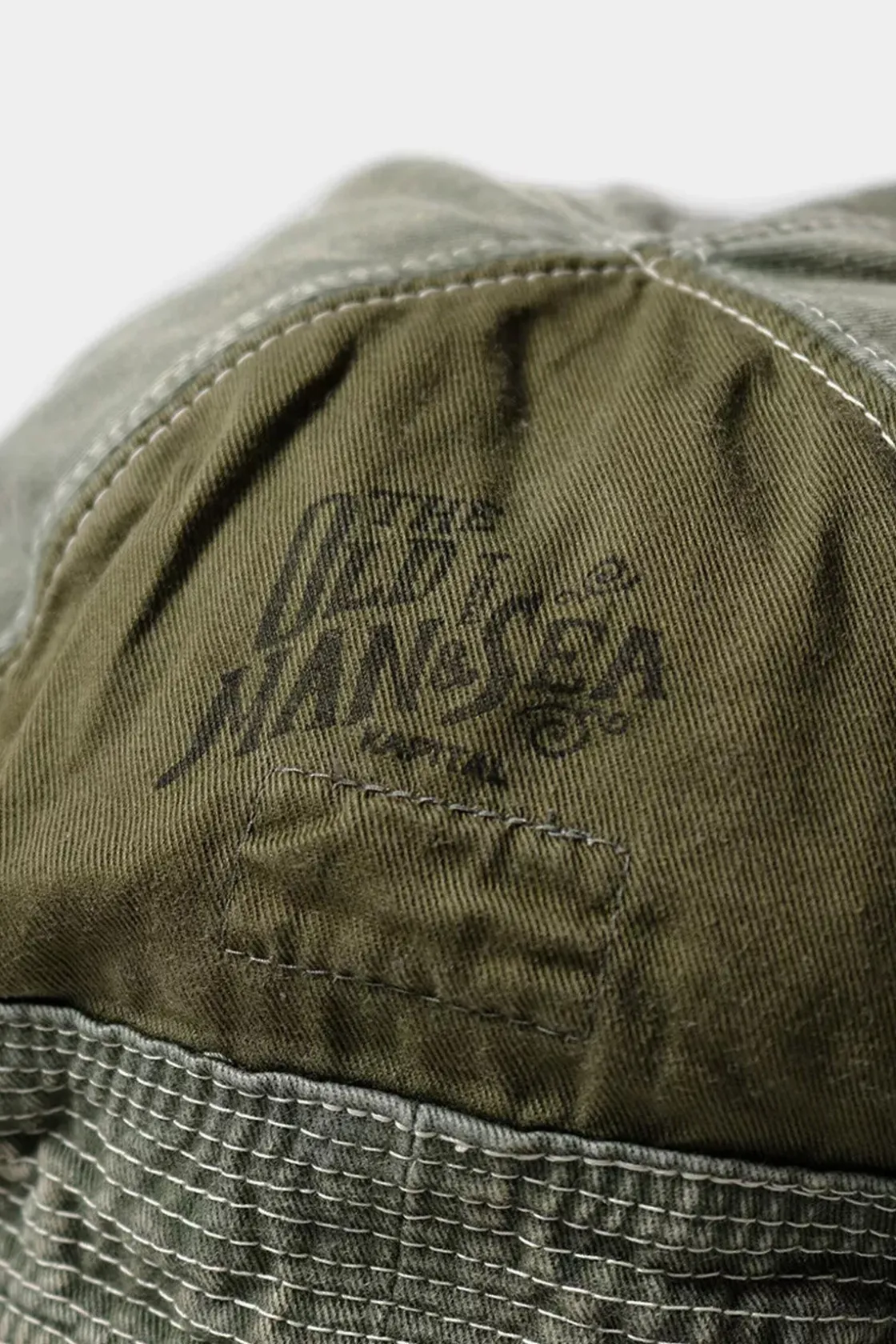 Accessories<Kapital Chino THE OLD MAN AND THE SEA HAT (CRASH REMAKE) - Khaki