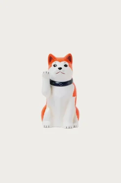Homegoods<Beams Japan Chugai Toen Fortune Dog Right Small - Orange