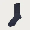 Accessories<Rototo City Socks - Navy/Black