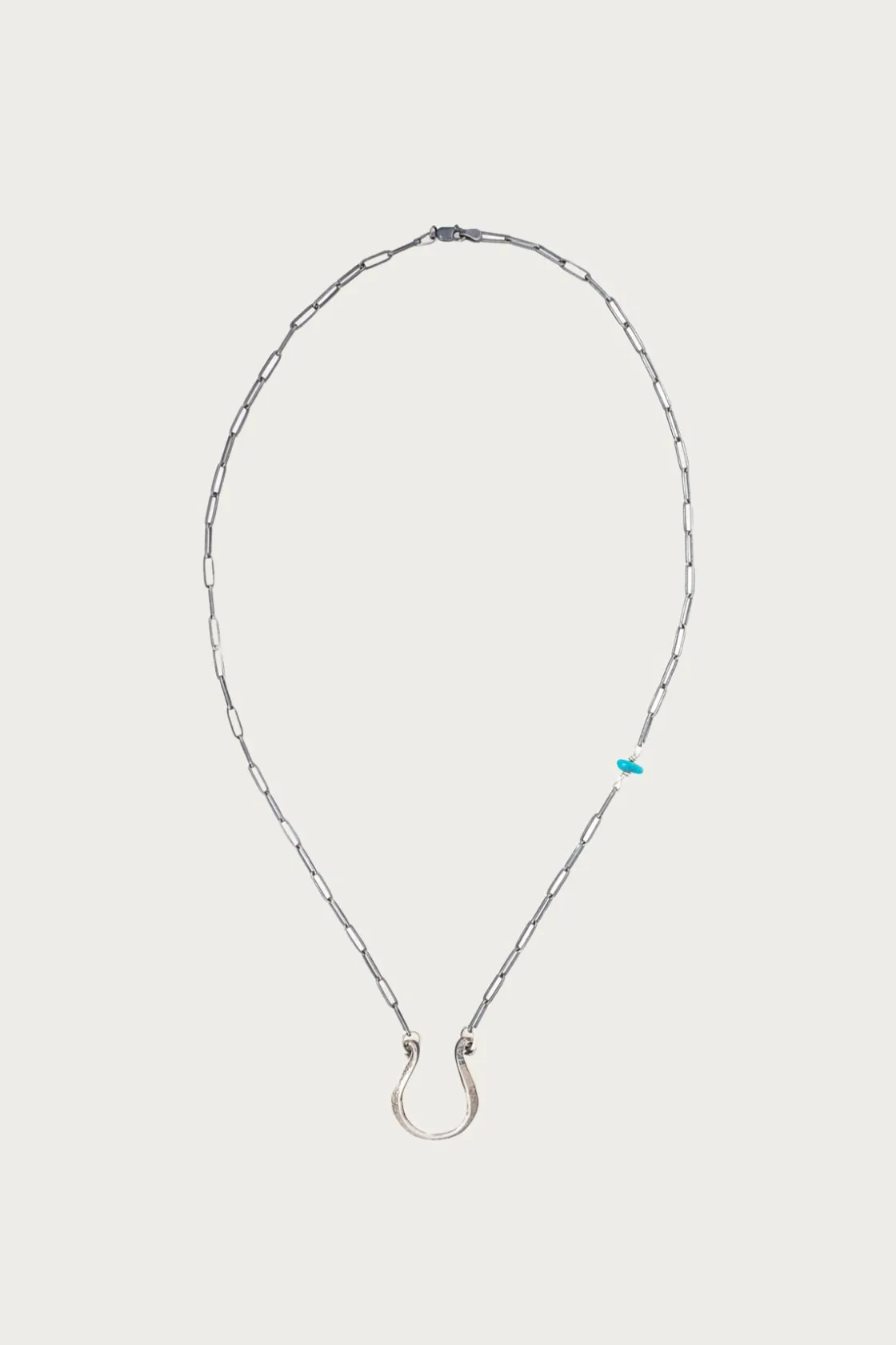 Accessories<North Works Coin Horseshoe and Turquoise Necklace
