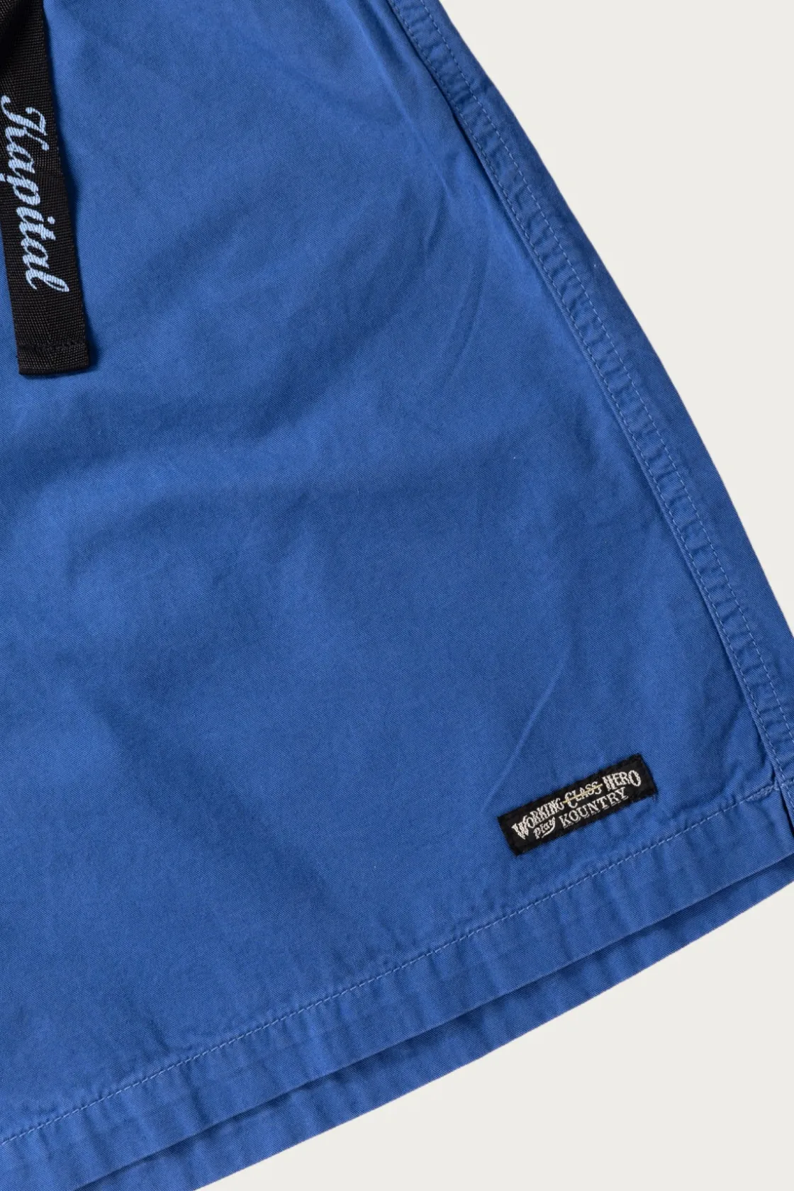 Shorts<Kapital Combed Burberry EASY Short Pants - Blue