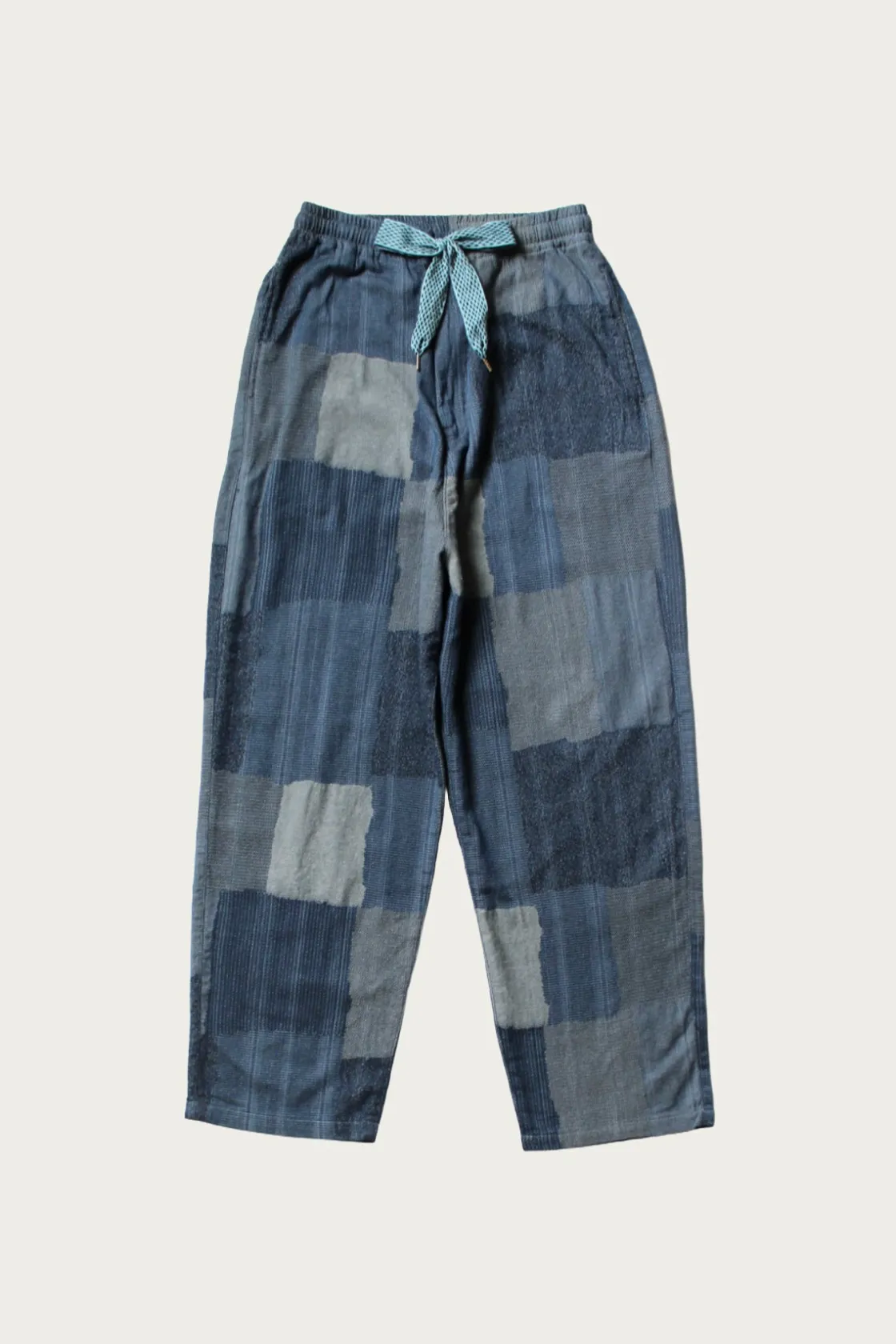 Pants<Kapital Cotton Linen TUGIHAGI EASY Pants - Navy