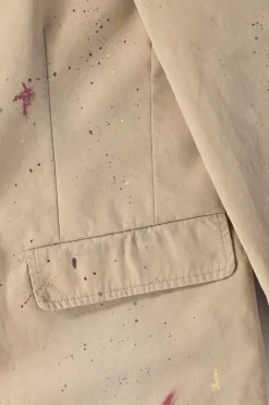Coats, Jackets, And Vests<MM6 Maison Margiela Cotton Painter Jacket - Pink Beige