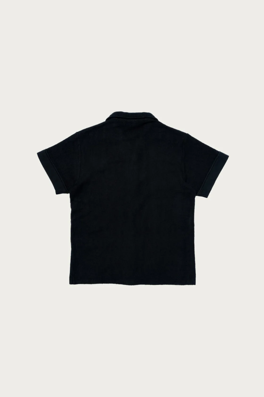 Shirts<The Real McCoys Cotton Pile Beach Shirt - Black