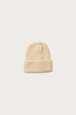 Accessories<Rototo Cozy Chunky Beanie - Raw Beige