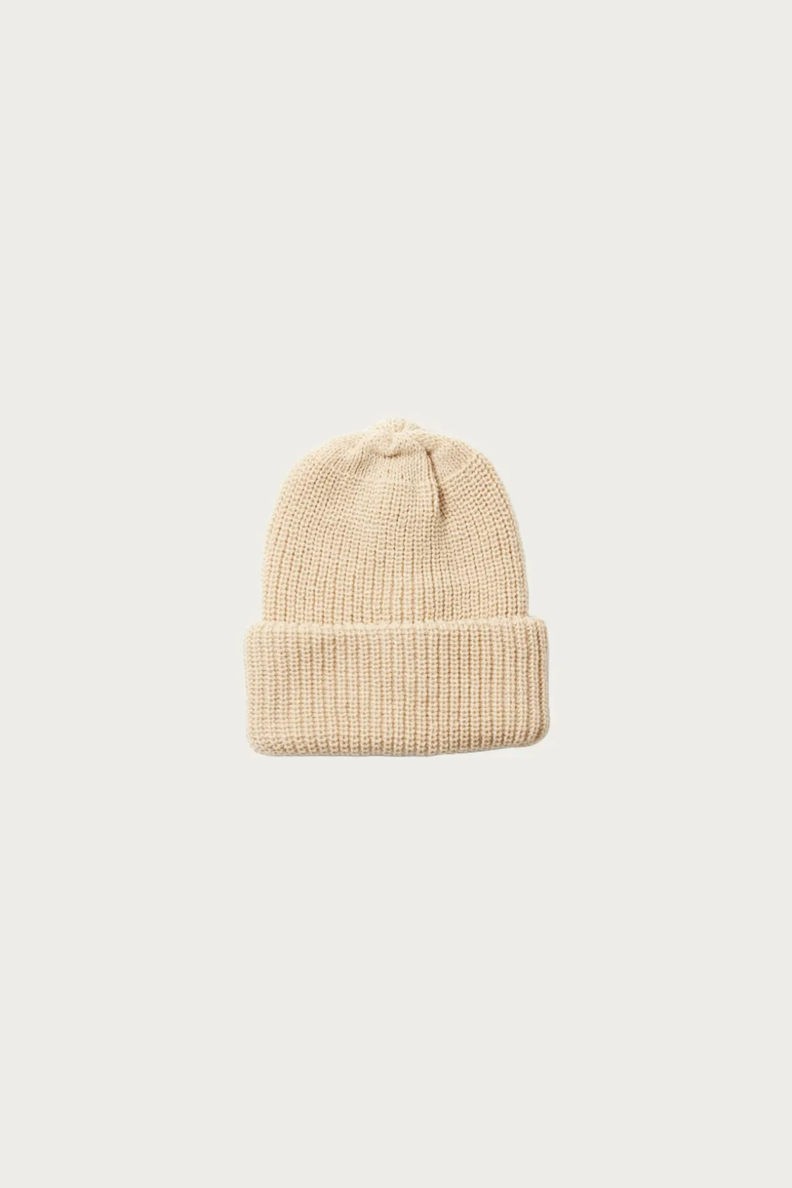 Accessories<Rototo Cozy Chunky Beanie - Raw Beige