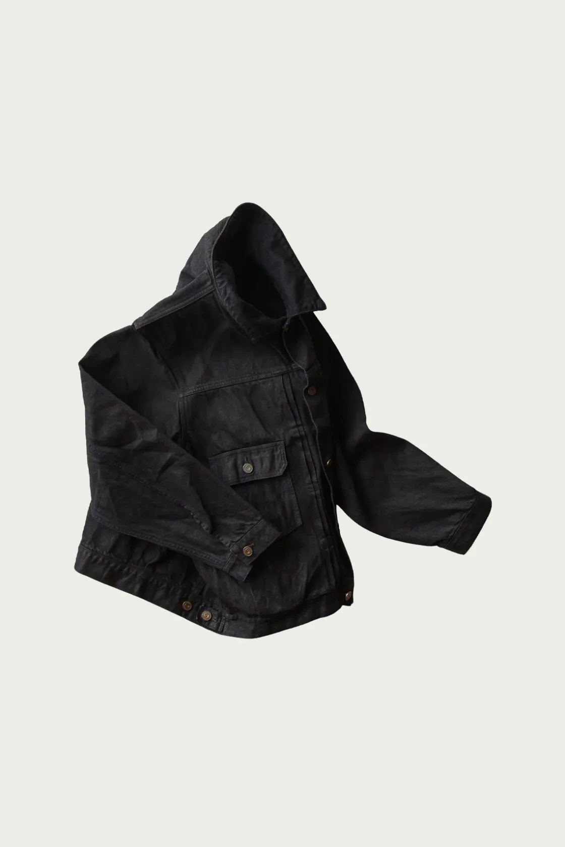 Coats, Jackets, And Vests<Cottle C.T.L. Neo Type 2nd Denim Jacket - Black Vein