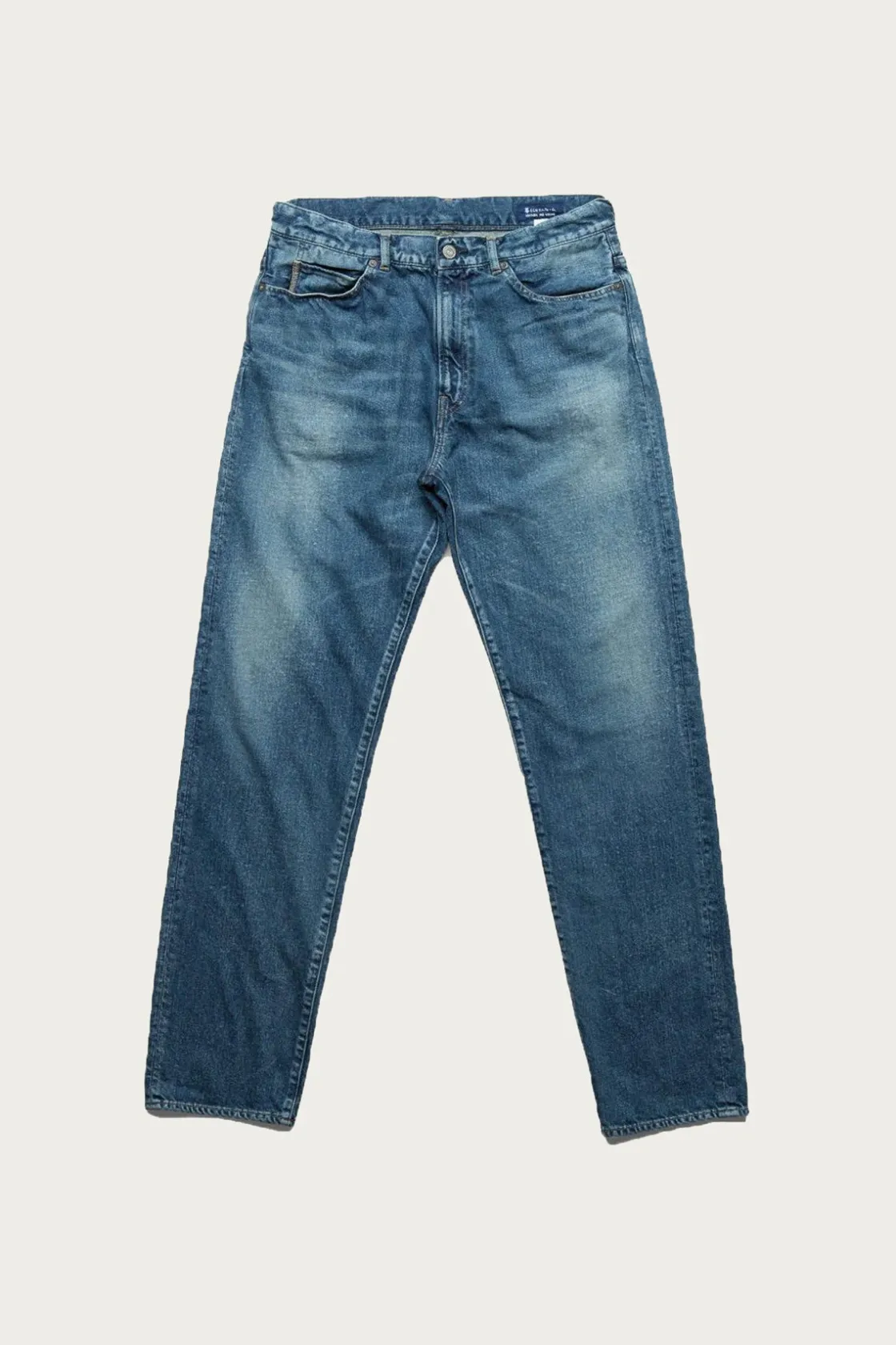 Pants<Cottle C.T.L. Straight Denim Pants - Bengara (Indian Red) - Dark Indigo
