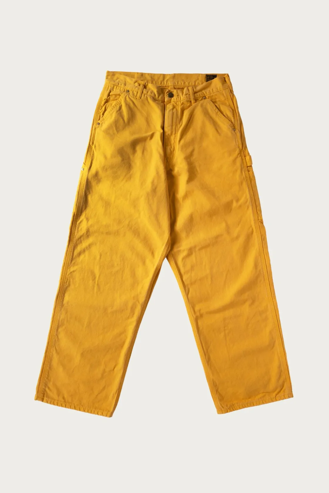 Pants<orSlow Dad's Fit Oxford Painter Pants - Yellow