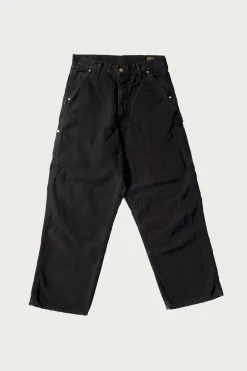 Pants<orSlow Dad's Fit Oxford Painter Pants - Black